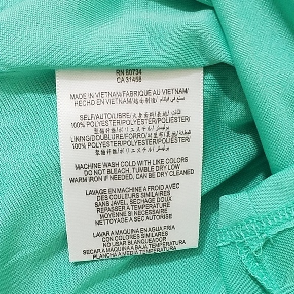 Max&Cleo~Sz XXS~"Anne" Green Tide Party Dress NWT. - Picture 12 of 12
